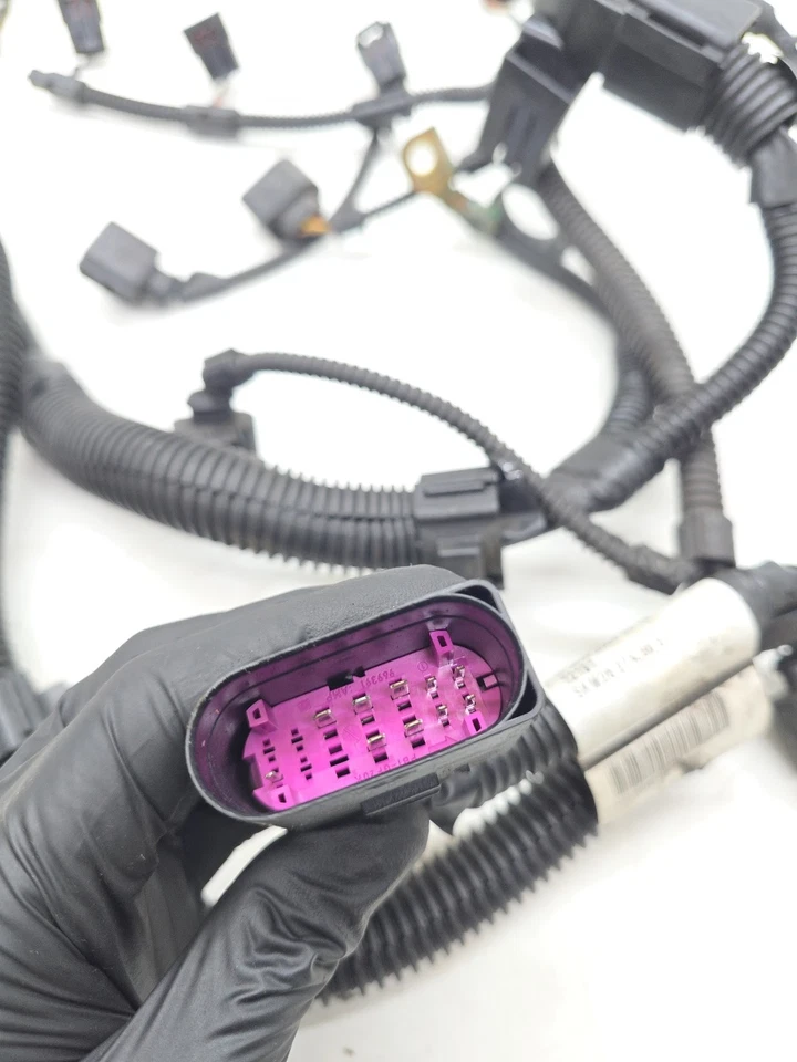 SKODA FABIA MK2 ENGINE LOOM WIRING 03D971595CG 1.2 PETROL 07-10 - Image 4 of 4