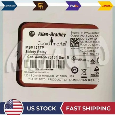 New 440R-N23131 AB 440R Single Function Safety Relays MSR127TP US Free Tax