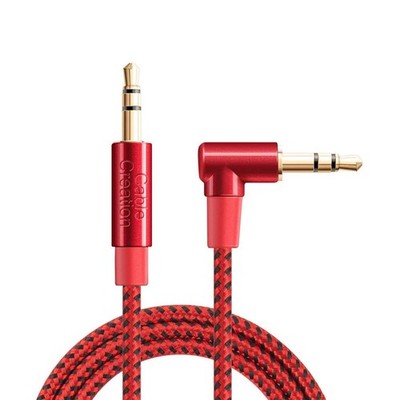 CableCreation Audio Cable, 10FT 3.5mm Right Angle Male to Male Auxiliary Stereo
