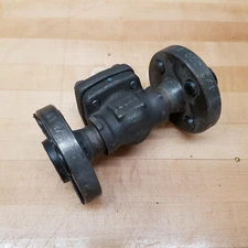 Velan F03-1024B-06AS 1/2" Ball Check Valve, Model A, F22 Body, 300 Class - NEW