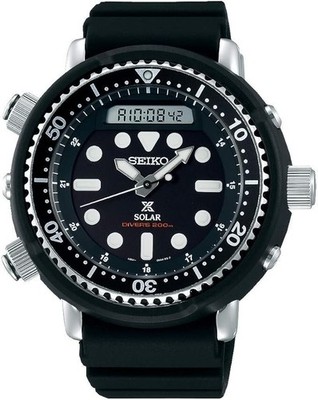 SEIKO Prospex ''Arnie'' Solar Diver's 200m Ana-Digi Watch SNJ025P1