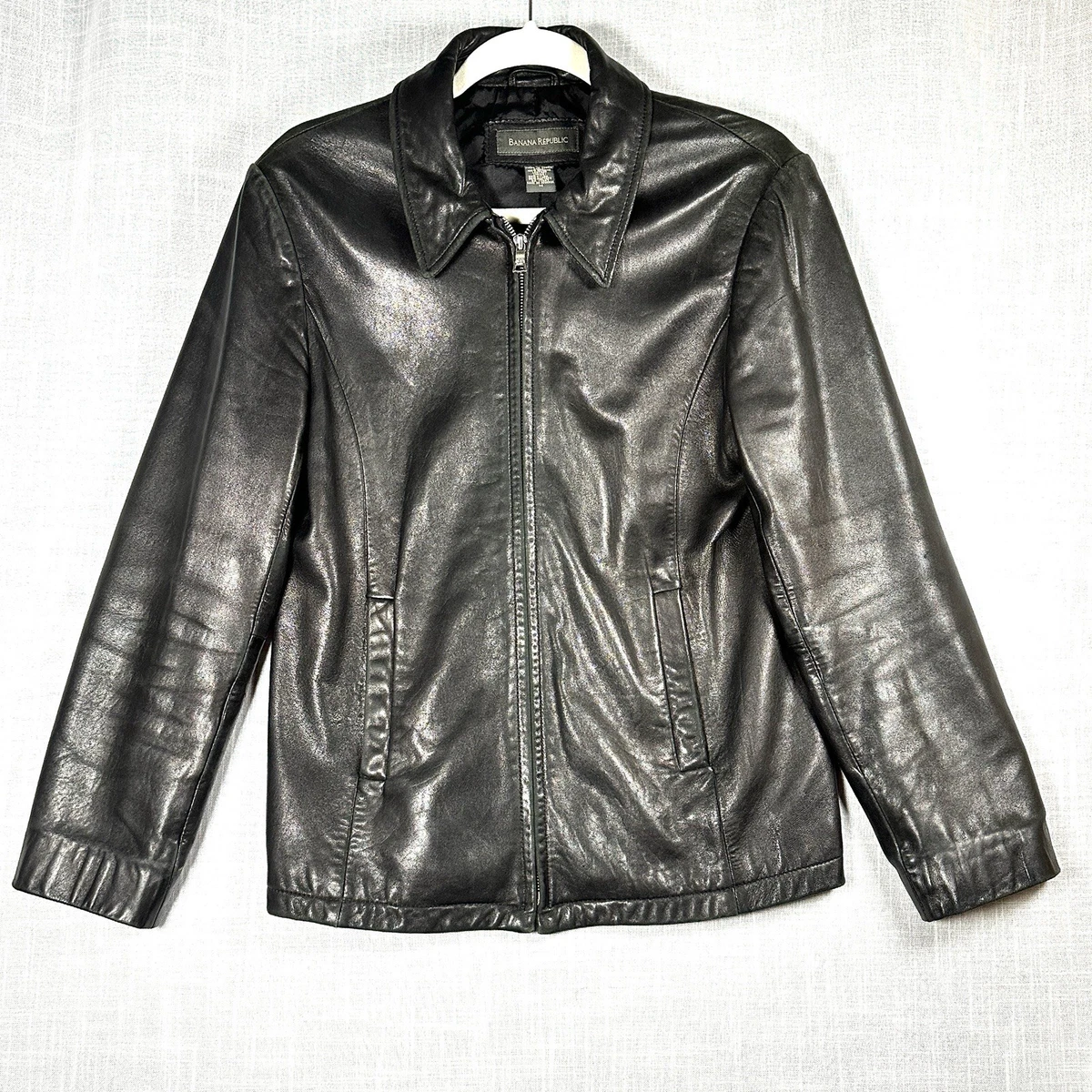 Banana Republic Leather Outer Shell Walking Coats, Jackets & Vests