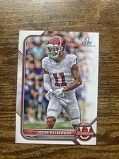 2022 Bowman University Jadon Haselwood 1st #23 Arkansas Razorbacks