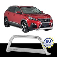 FrontbüGel Edelstahl Passend FüR Peugeot 3008 Ab 2018 Chrome