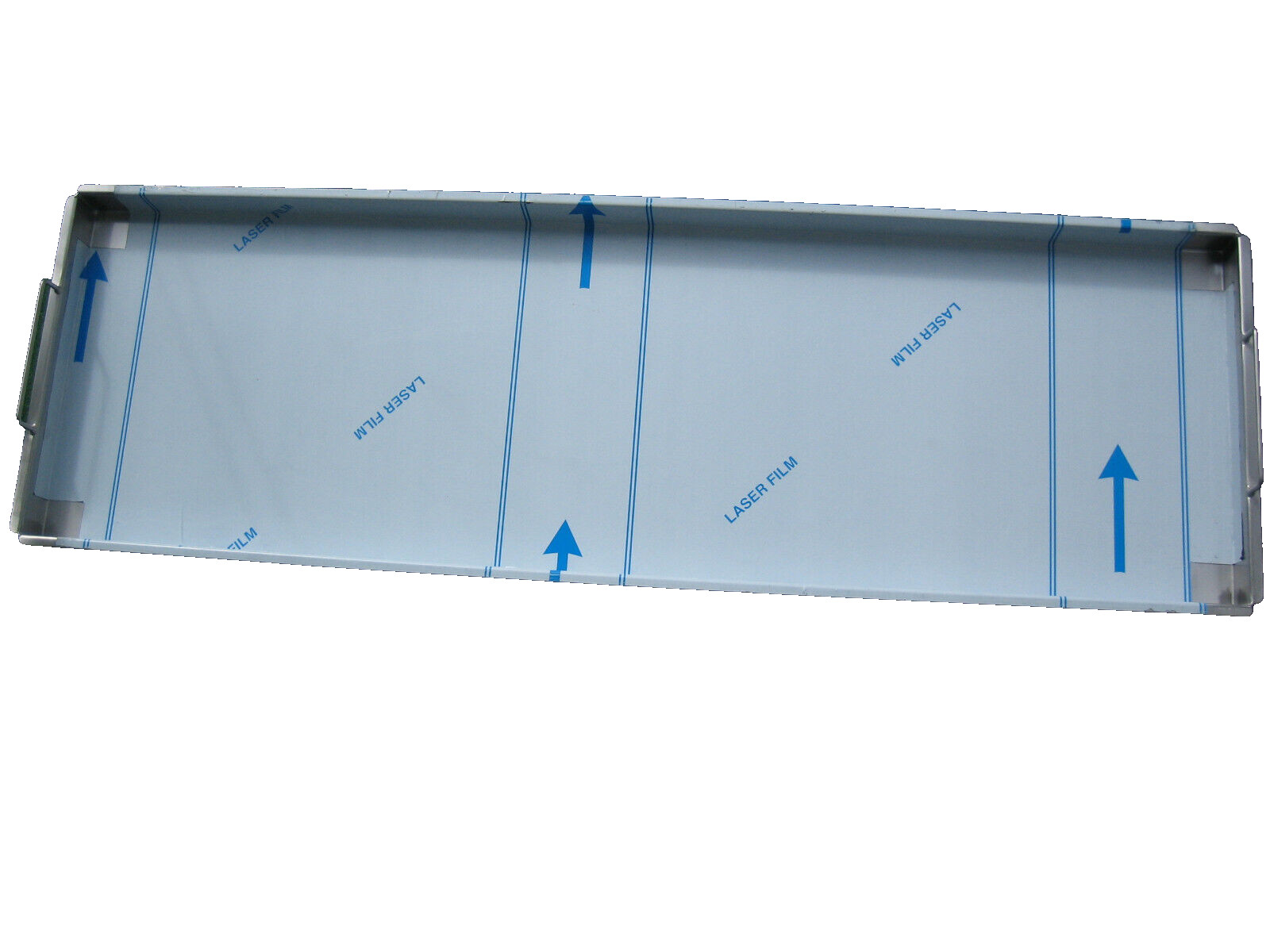 Kroatische Edelstahl V2A Wanne Fettwanne Spanferkelgrill Lammgrill 91x24,5x4 cm