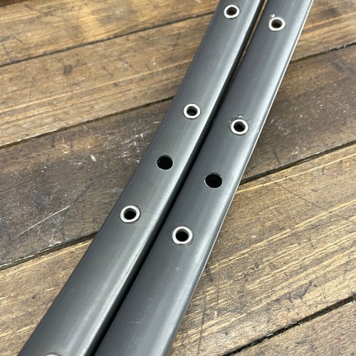 Vintage Mavic GP4 TUBULAR Rim Dark Hard Anodized 700c Hoop Sew Up 36h 36h Glue - Picture 6 of 17