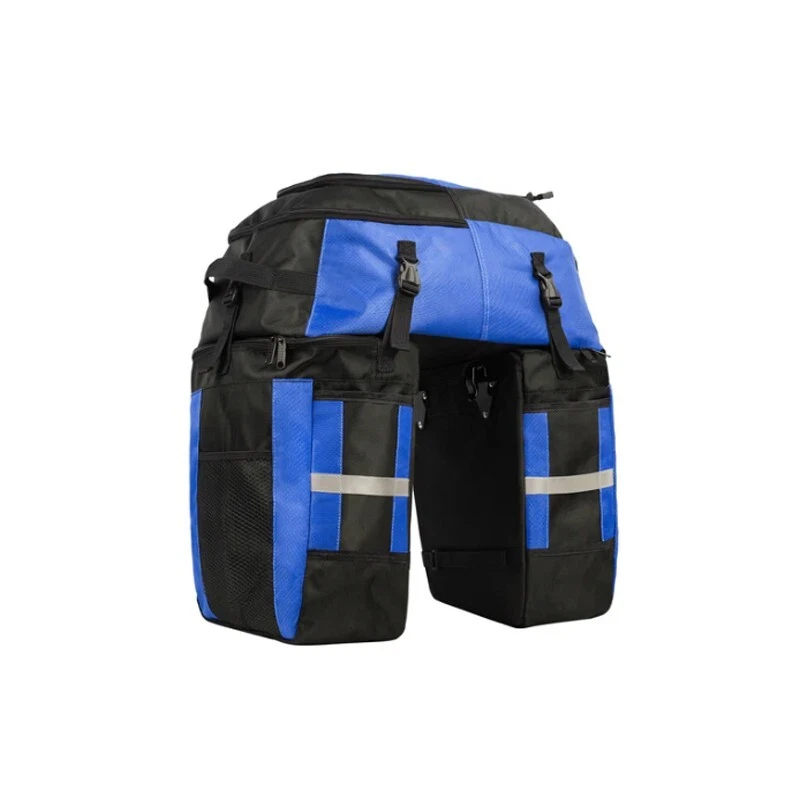 RHINOWALK  3in1 Multifunctional Rear Shelf Pack Bike Bag-Blue/green/red Foto 2 de 4