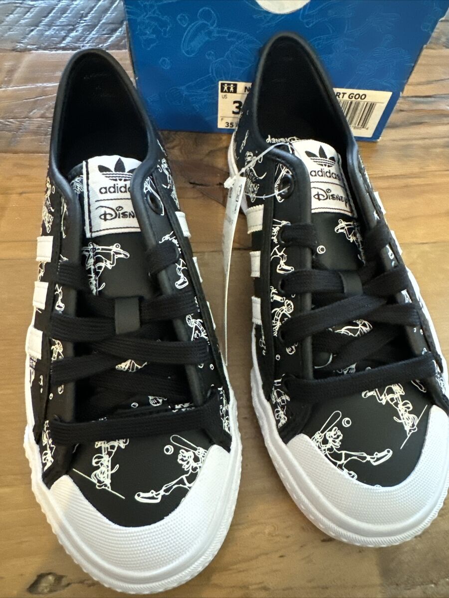 Adidas Black Nizza X Disney Sport Goofy Shoes *Limited* Size Adidas Black Nizza X Disney Sport Goofy Shoes *Limited* Size