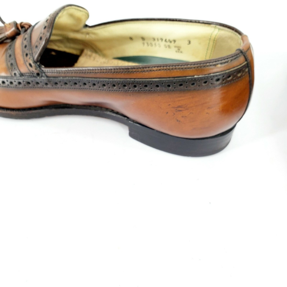 Florsheim Imperial Comfortech 93050 Wing Tip Brogue Tassel Loafer Antiqued 8 D Florsheim Imperial Comfortech 93050 Wing Tip Brogue Tassel  main image 4