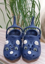 POLLIWALKS KIDS "TOYS FOR FEET" DINOSAUR Slip-On Shoes - Size 8 - NEW 