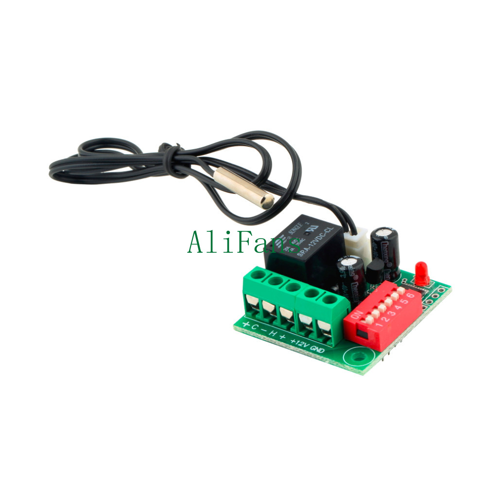 20-90℃ DC 12V Thermostat Digital Temperature Control Switch Heat Temp ...