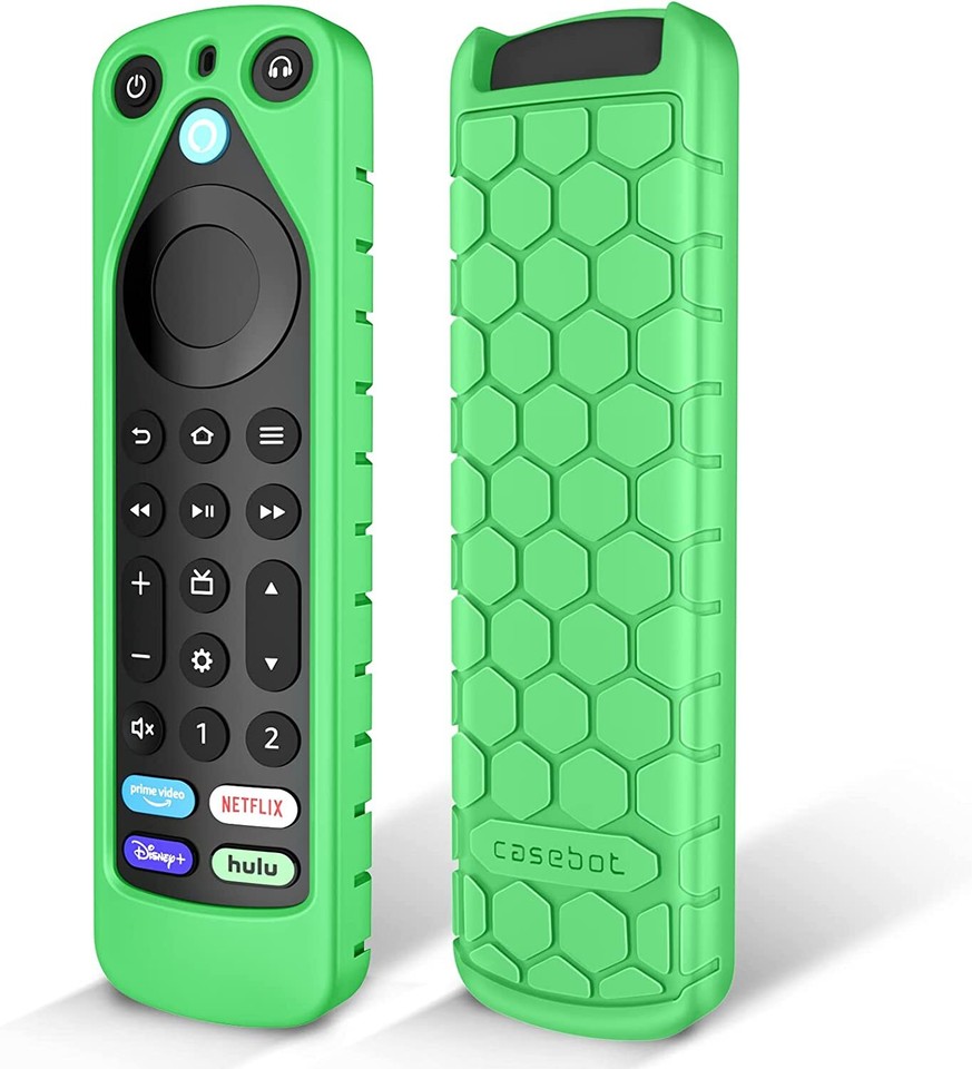 Remote Case For Fire TV Alexa Voice Remote Pro 2022 | Shockproof Silicone Cover | Protective Case With Lanyard | Black