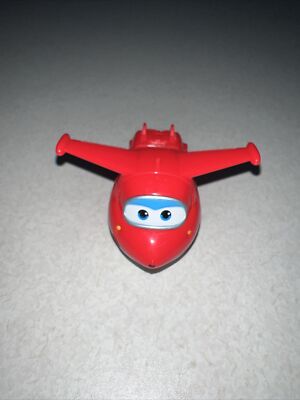 Super Wings Transform-A-Bots JETT 2'' Toy Action Figure Cake Topper%