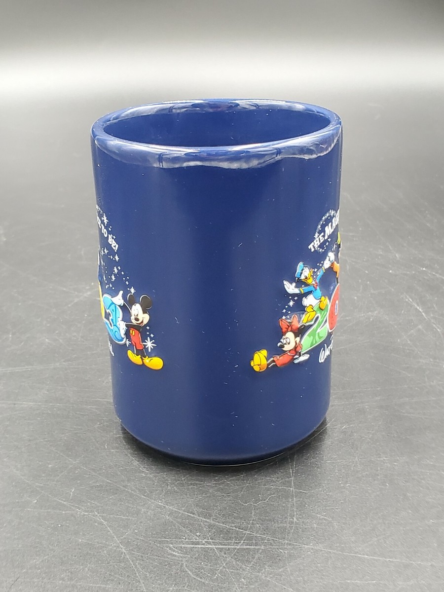 Walt Disney World 2003 Vintage Mug Blue Ceramic The Magical Place to BE |  eBay