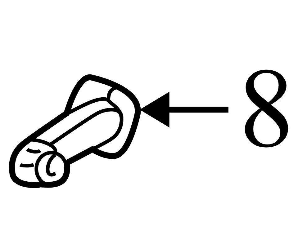 1997-2008 GMC Safari Window Crank Handle Used OEM 1558809 Foto 4 de 4