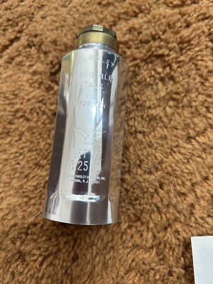 Yardley Invisible Talc -  almost full aluminum & brass container rare version