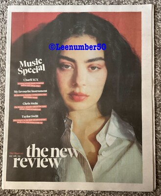 Observer magazine New Review Charli XCX 2/6/24 New Uk Taylor Swift Chris Stein