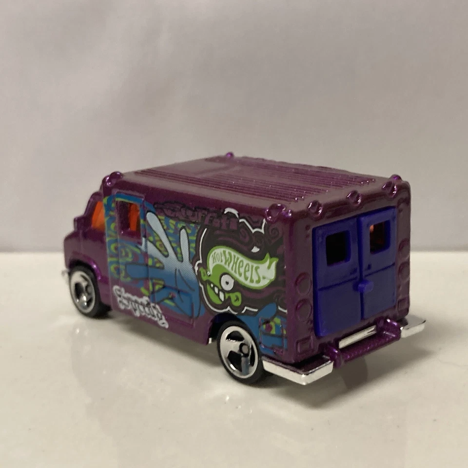 Ambulancia púrpura suelta Hot Wheels 1999 escala 1/64 #951 Foto 3 de 4