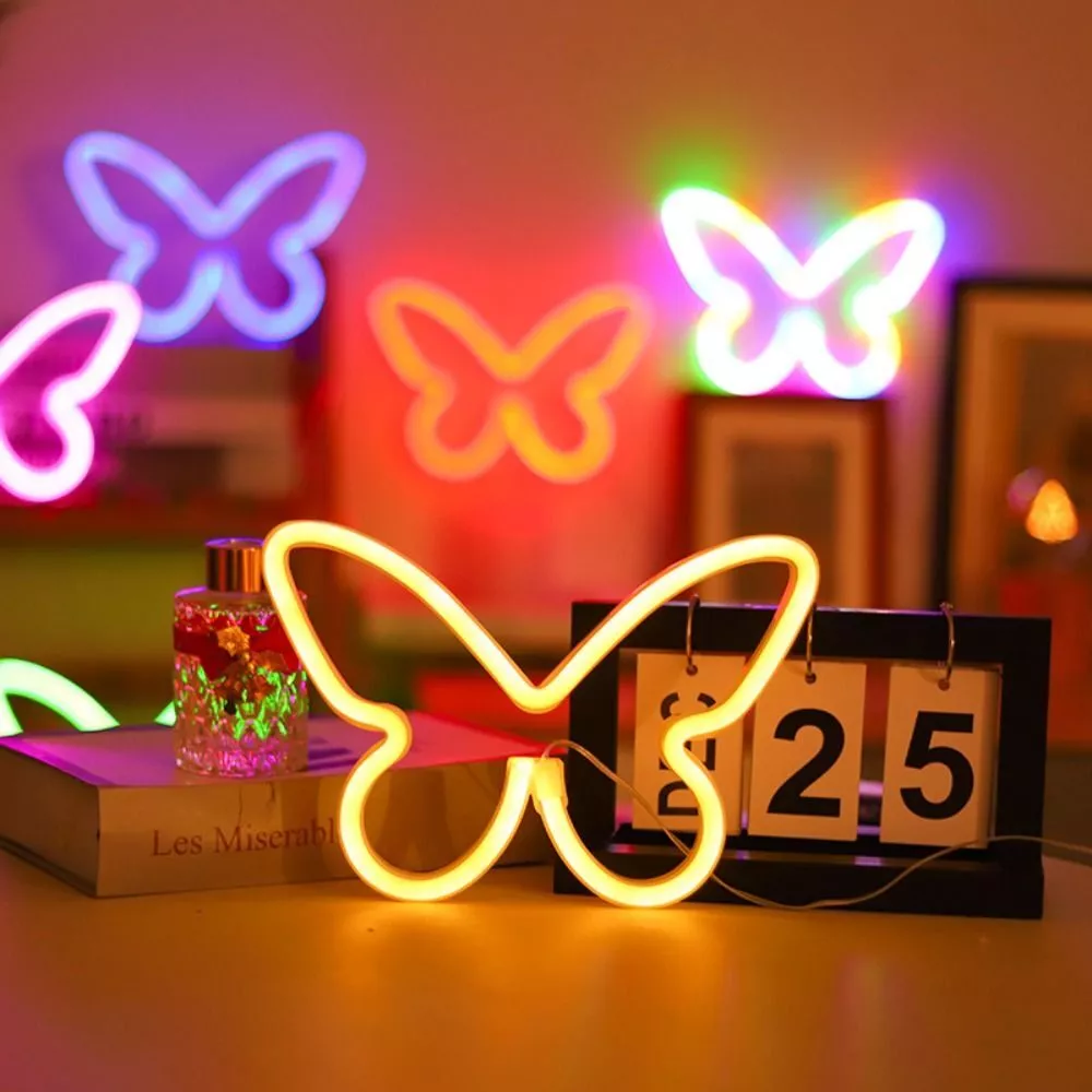Butterfly sale neon light