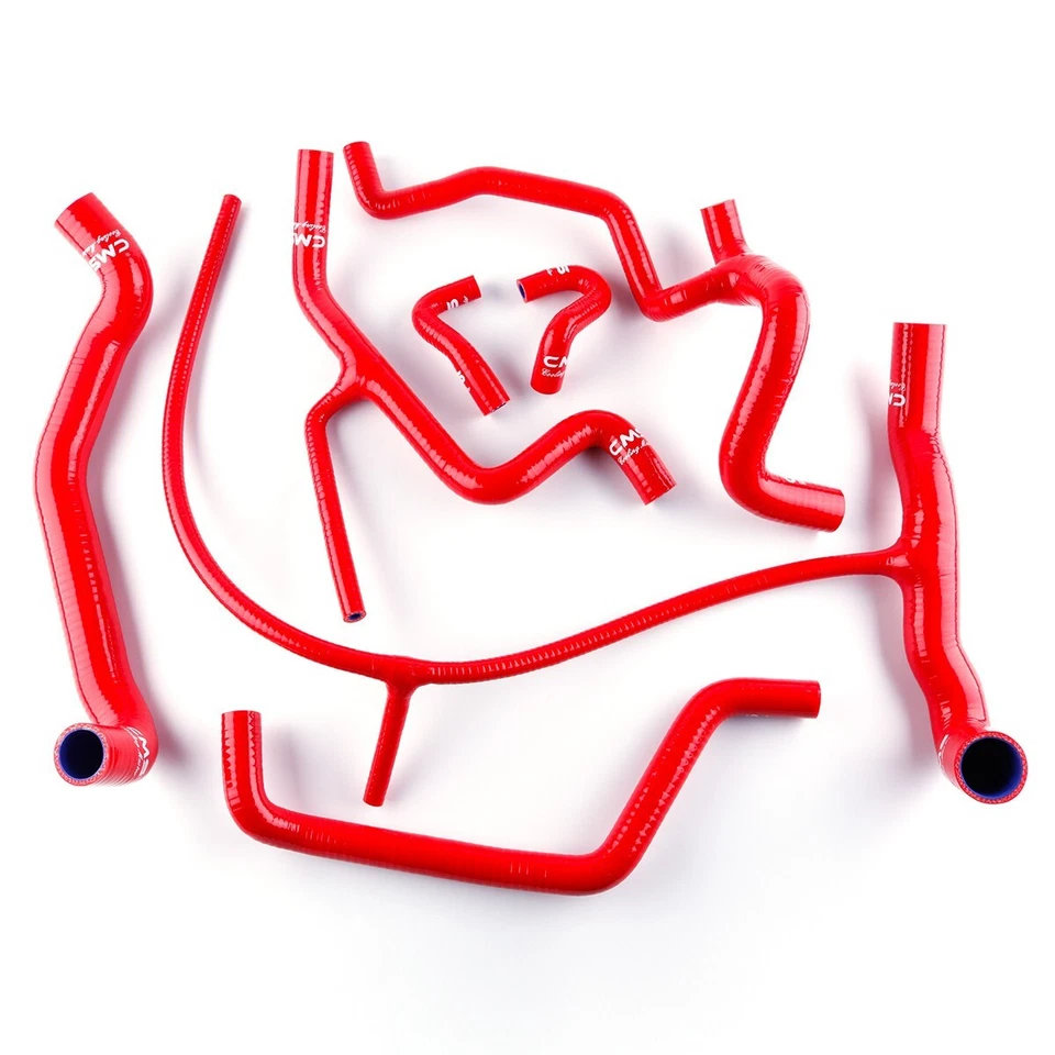 Manguera de calentador de radiador de silicona roja para VW 92-99 GOLF Mk3 Jetta A3 Corrado VR6 MT Foto 4 de 4