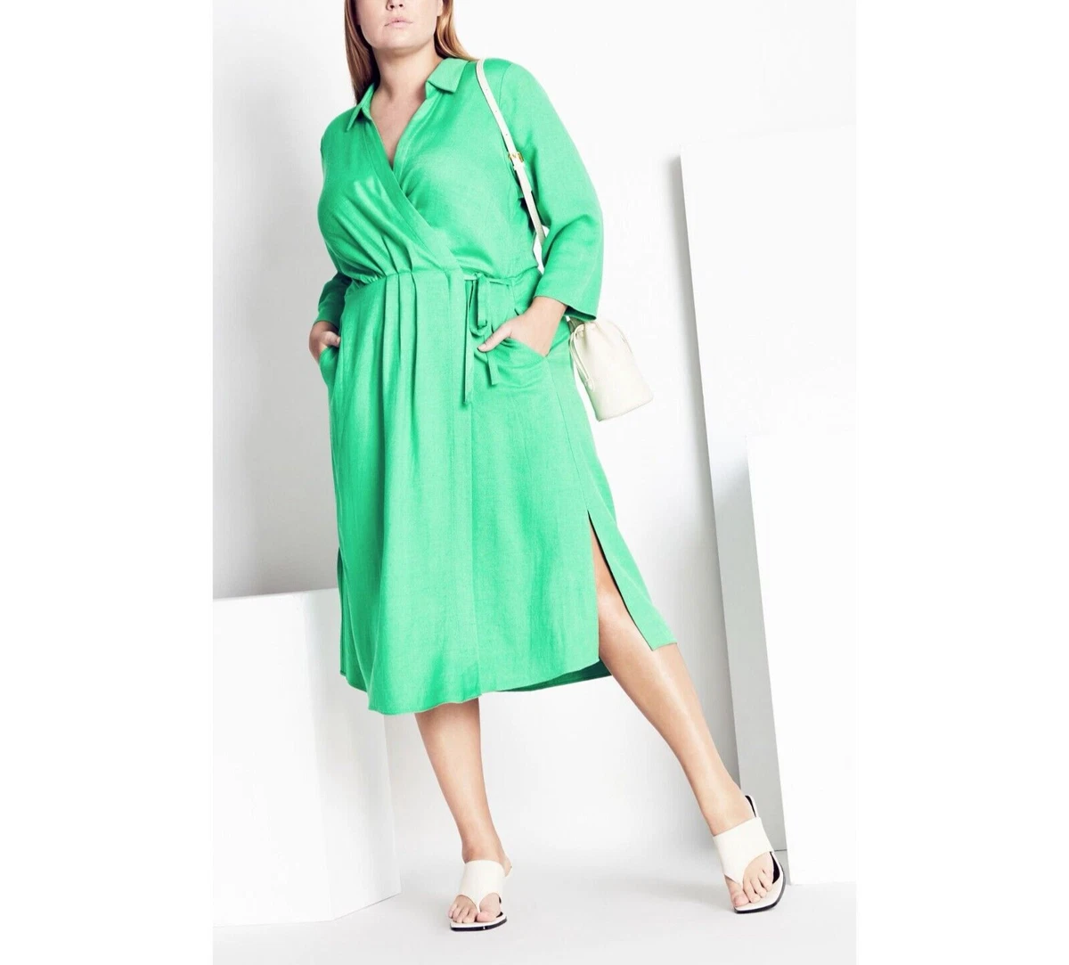 city chic green dress Maddison Events Dress in Emerald Green main image 1