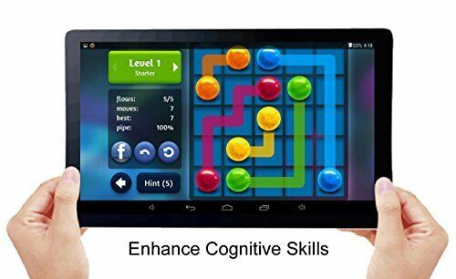 SENIOR GAMER- 10" FUN TABLET WITH 100 GAMES FOR SENIOR CITIZENS - Afbeelding 1 van 10