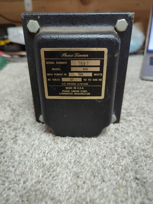 Phase Linear 400 transformer