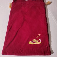 Munsingwear Grand Slam Golf Red Drawstring Bag Approx 11.5" x 17.75"