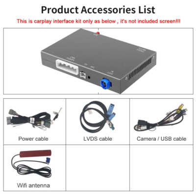 WHIXO Carplay Decoder for Land Rover Jaguar XF 2012-2016 Bosch System Only