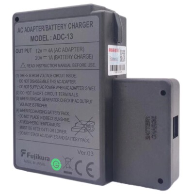 ADC-13 AC Adapter/Battery Charger For Fujikura FSM-60S 60R 18S18R Fusion Splicer