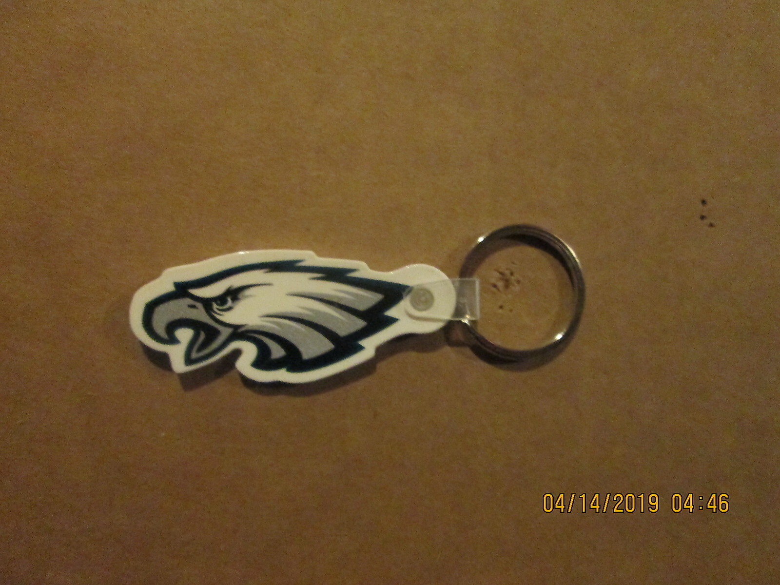 NFL Philadelphia Eagles Circa 2000's SGA Team Logo Football Keychain
