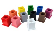 Set of 11 Colored Pencil Holders - MONTESSORI LANGUAGE MATERIAL
