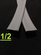 1/2" inch 12.7mm  SLATE GRAY  2:1 heat shrink tubing polyolefin (1 FOOT)