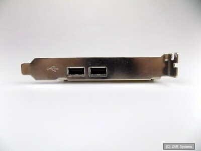 Original ASUS USB/MIR 2.0 2-Port Slot Blende Bracket Adapter Erweiterung, Bulk