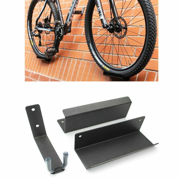 Bike Pedal Hanger Wall Mount Display Rack Storage Hook Wheel Holder