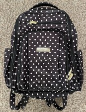 USED JuJuBe Legacy Collection Be Right Back BRB Diaper Bag Backpack Polka Dot