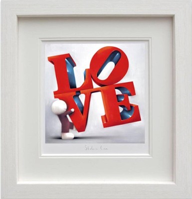 Gestohlene Liebe von Doug Hyde. Signiert, nummeriert, GERAHMT. Auf Lager, neu mit COA
