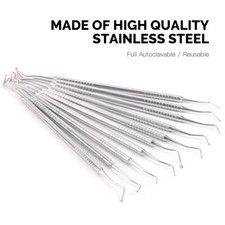 Dental Endo Spoon Excavator Restorative Double Ended Steel Instrument Set