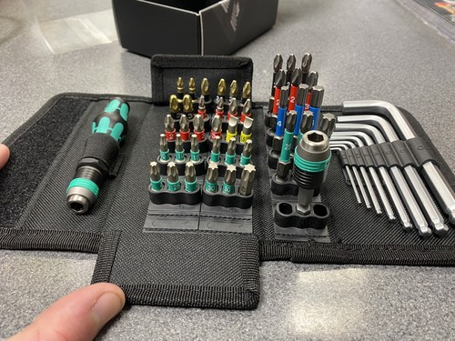 Wera 05057460001 Kraftform Kompakt 100 Screwdriving Service Kit - 52 Piece