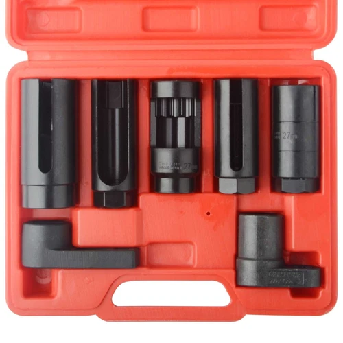 7Pcs Oxygen Sensor Socket Set Sensor Oil Pressure Sending Unit Removal Tool US - Picture 2 of 12