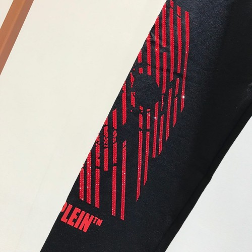 RED LOGO SPORTS PANTS (10A) ""PHILIPP PLEIN"" BJT0298 PJO002N SS20 (-30%) - Picture 2 of 3