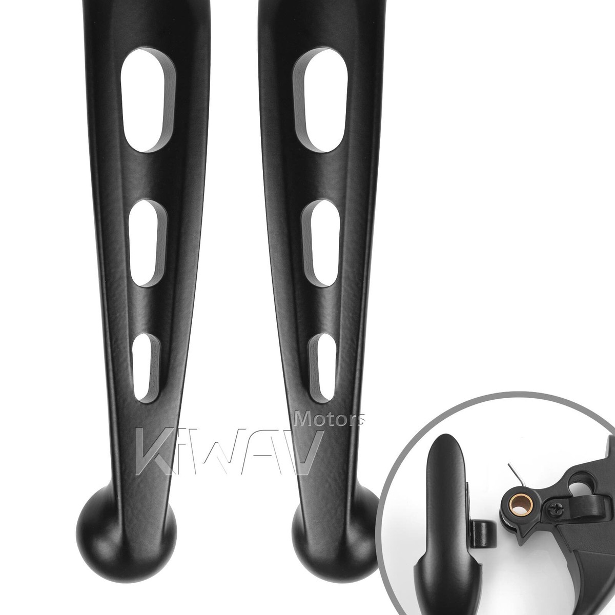 KiWAV black hand control 3-slot levers for HD 21-24