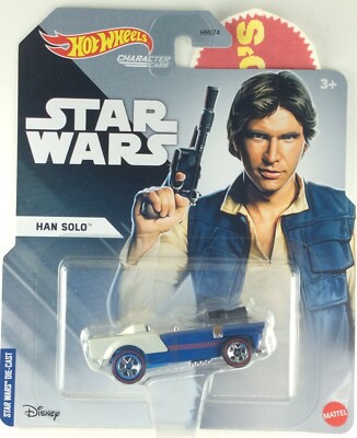 2022 Hot Wheels Character Cars Star Wars Chewbacca, Han Solo