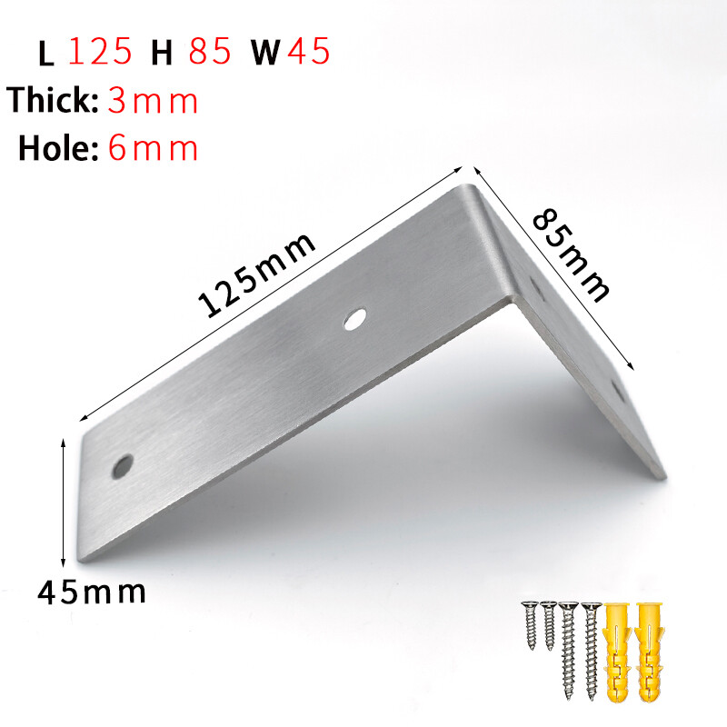 Stainless Steel Universal Corner Code Multi-Functional Three-Sided Fixed Angle Iron Support Frame Multi Functional Fixed Flip Corner Code Bracket - View #8