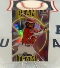 2022 Stadium Club Chrome CJ Abrams Beam Team RC Rookie Baseball Card