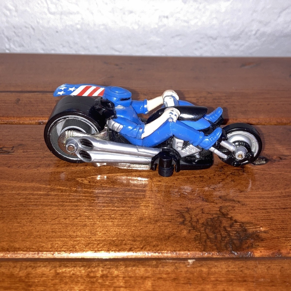 Vintage Mattel Hotwheels 2003 Hoodlum Bike Motorcycle B4552 Blue