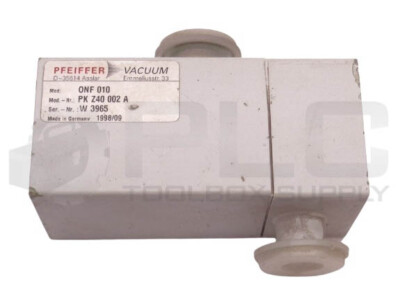 NEW PFEIFFER ONF 010 OIL MIST ELIMINATOR VACUUM PK Z40 002 A, D-35614 *READ*