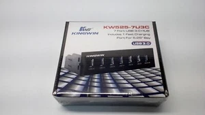 Chargement rapide de Kingwin 7Port 5.25inch Bay USB3.0 Hub (KW525-7U3C)
