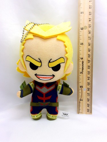All Might - Llavero de Peluche My Hero Academia 6" - Banpresto Japonés - Imagen 3 de 3