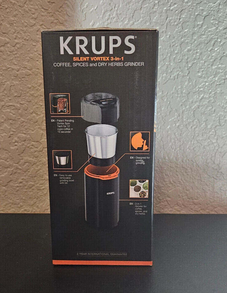 Krups 12-Cup Silent Vortex Grinder 